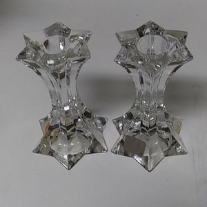 Crystal candle holers